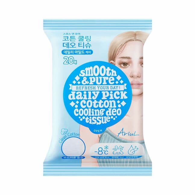 Smooth & Pure Cotton Cooling Deo Tissue